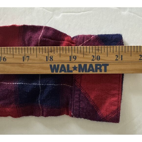 Rails Hunter Plaid Shirt Ruby Navy Check Flannel Long Sleeve Soft Buttondown M - Picture 10 of 10